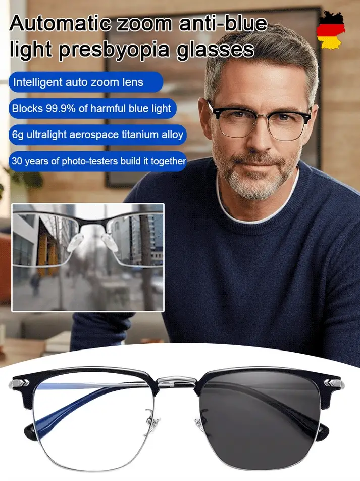 👓Ultra Light Anti Blue Presbyopic Glasses✨