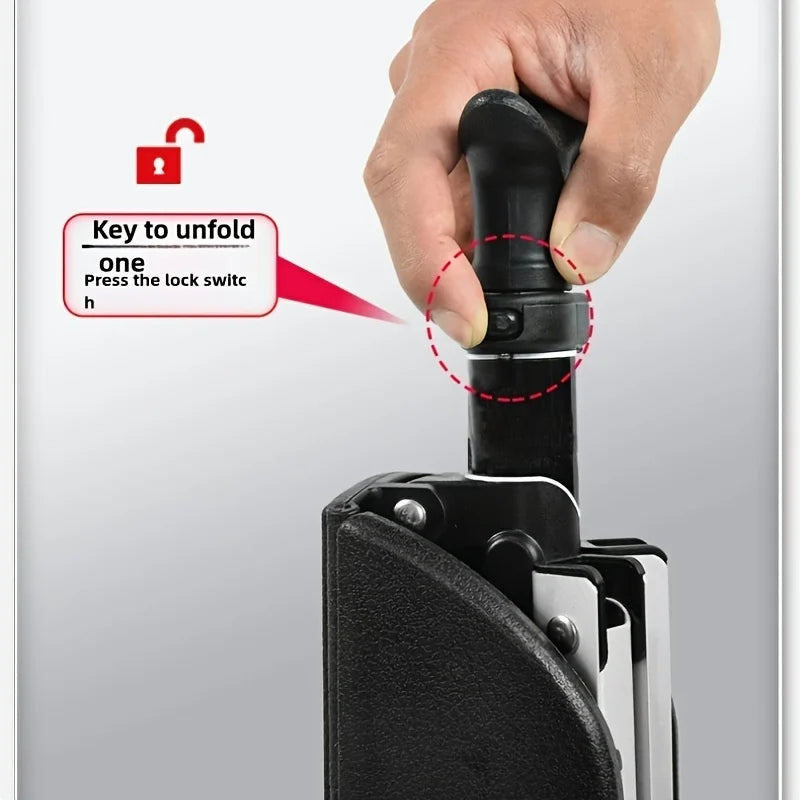 💥2-in-1 Folding Crutch Stool | Instant Seat Conversion |Non-Slip Base |Perfect Mobility Aid for Elderly| Best Gift for Seniors