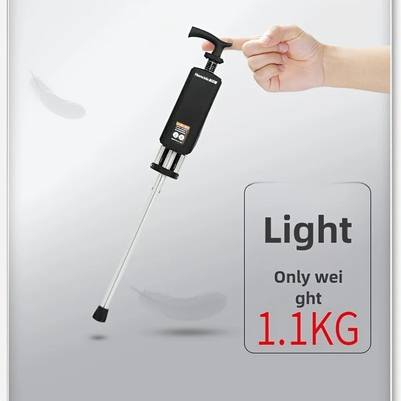 💥2-in-1 Folding Crutch Stool | Instant Seat Conversion |Non-Slip Base |Perfect Mobility Aid for Elderly| Best Gift for Seniors